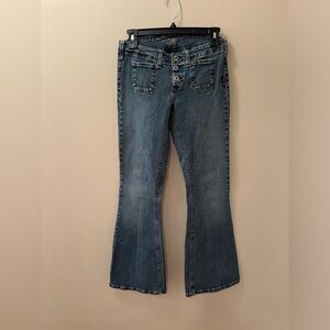 Women’s Silver Y2K Jeans Bootcut Size 27